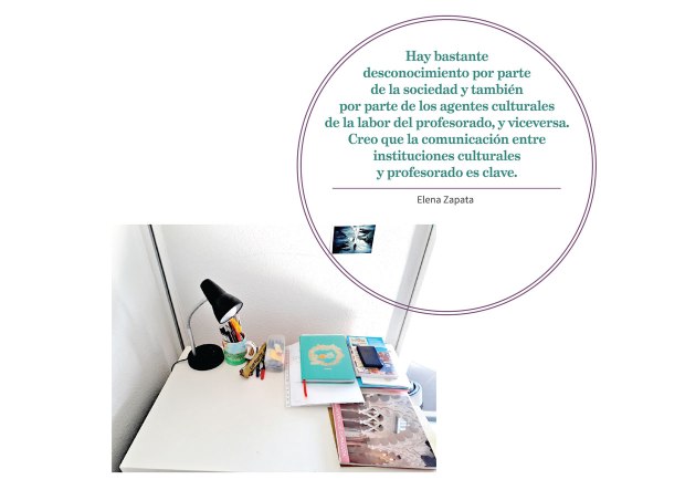 Mesa de Elena Zapata